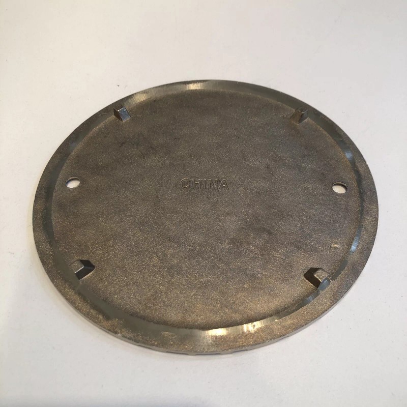 Jones Stephens 6in. Nickel Bronze Round Cast Cleanout Cover