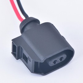 DECKBU 2 Pin ABS Speed Sensor Harness Plug Connector for Golf MK5 MK6 Passat B6 Polo Tiguan Jetta A4 Q3 Seat Altea Toldeo 6E0973702 8T0973702