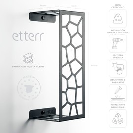 Bathroom Towel Rack, Bathroom Furniture, Bathroom Accessories, Wall Towel Racks, Holder, Hanger, Towel Rack, Bath Towel Rack, Shower, Pool, Beach Gift Friends and Family (Black)