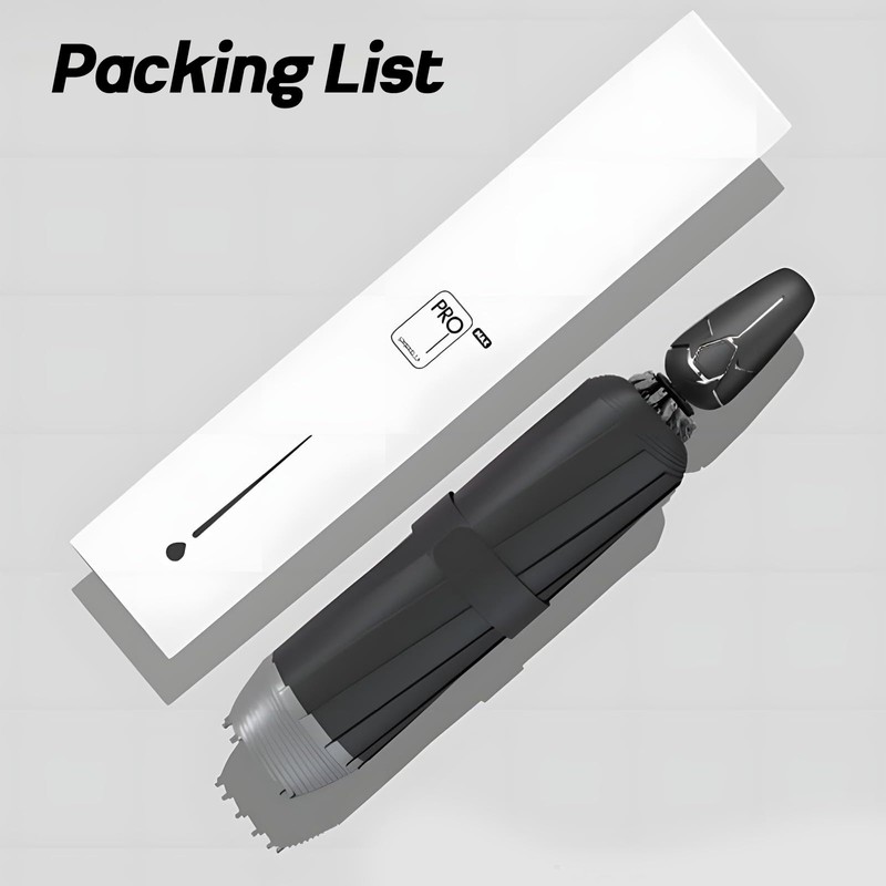 nnOuOnn Breliio Umbrella, Mini Clip Umbrellas, Reflective Safety Strip, Lightweight