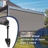 Vasteo Coolaroo Replacement Parts Bungee and End Cap Black,Weather Resistance,for