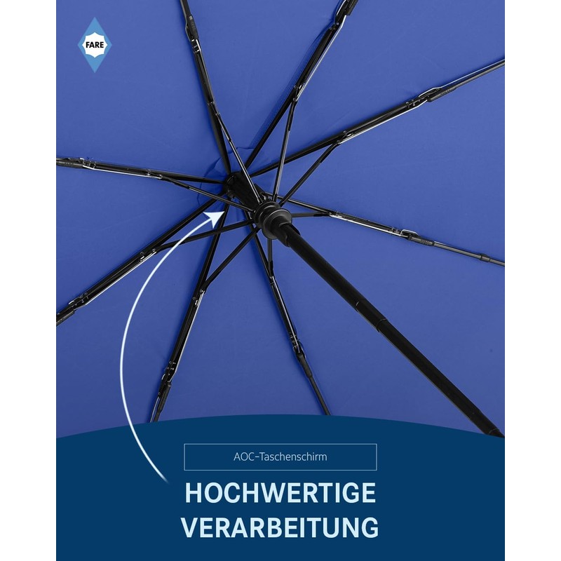 FARE Mini Pocket Umbrella - Premium Umbrella Opens Closes Automatic
