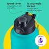 bubba Trailblazer Stainless Steel Water Bottle with Push Button Lid,