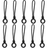 LvYiLinggg Multifunctional Phone Straps, String Parts, Black, 10 Pieces, Pine