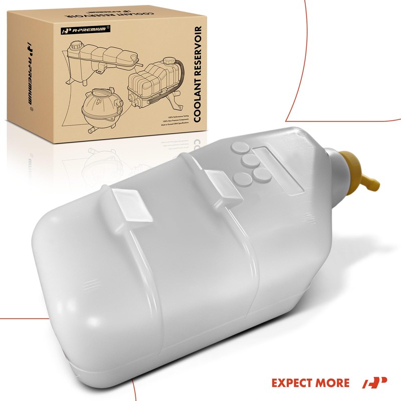A-Premium Engine Coolant Overflow Recovery Reservoir Tank [with Cap] Compatible