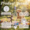 Uparea Crystal Dog Memorial Suncatcher, Rainbow Bridge Pet Sympathy Gift