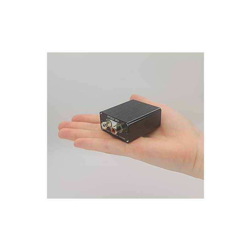 SPRODIO RCA Ground Loop Noise Filter Stereo Audio Noise Isolator