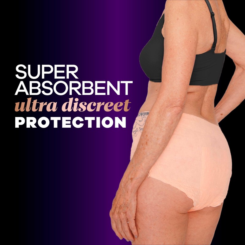 Always Discreet Boutique Incontinence and Postpartum Underwear for Women, Maximum