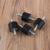 4Pcs M10 Rubber Bobbin Mount Anti Vibration Mounts Shock Absorber