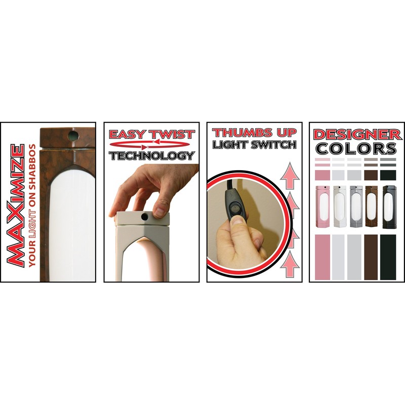 Kosher Innovations KosherLamp Max Reading Lamp for Shabbos & Yom