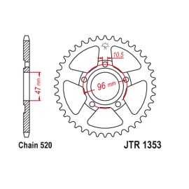 JT Steel Rear Sprocket 35 35T Tooth Honda ATC200X 1983-1985 ATC 200X
