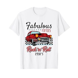 50s Rockabilly Vintage 1950s Clothing For Women Men Tshirt T-Shirt