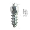 Marrkey 12mm Carbide Screw Tire Studs Snow Spikes Anti-Slip/Anti-ice for