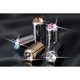 GANADOR Window Piasa (Rear Wiper Ornament) Black Diamond Crystal Chrome Base 1 Piece