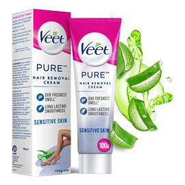 Veet Crema Depilatoria De Seda Y Fresca, Sensible