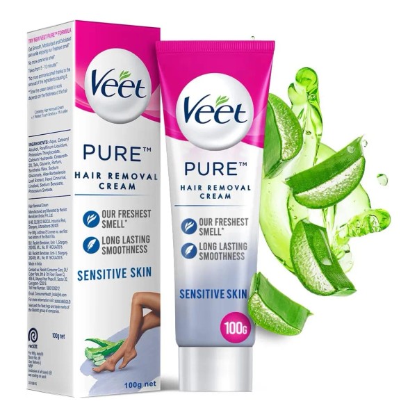Veet Crema Depilatoria De Seda Y Fresca, Sensible
