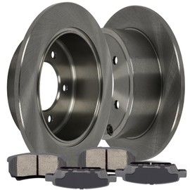 SCITOO Rear Brake Kits 53036 Brake Rotors & D1037-7940 Brake Pads Fit For Chrysler For 200 2011-2014,For Chrysler For Sebring 2007-2010,For Dodge For Avenger 2008-2014,For Caliber 2007-2012