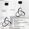 MAYNA Modern Spiral Led Pendant Light, 4000K Natural White Pendant