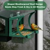 HOSUN 2-in-1 Bird Feeder for Windows and Hanging,Adhesive Hook Mount