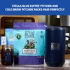 STELLA BLUE Cold Brew Pitcher | 67 oz Stainless Steel