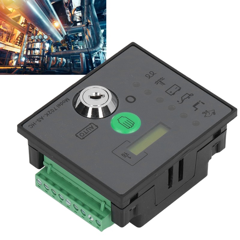 Generator Control Module Auto Start LED Indicator LCD Screen Genset