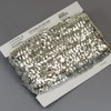 Trims by the Yard 3-Row Metallic Stretch Sequin Trim, 1