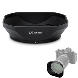 JJC Lens Hood Reversible Lens Shade Cover for Nikon Z 28-400mm f4-8 VR and Nikon Z 24-120mm f4 S Lens,Replace Nikon HB-114 Lens Hood Compatible with 77mm Filter or Lens Cap