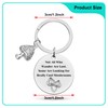 Heigebi Traveller Keychain Travel Lover Gift for Women Men Traveling