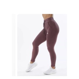 ALPHALETE WOMEN'S ELMTS ZIP JOGGER -Mauve, Size Small