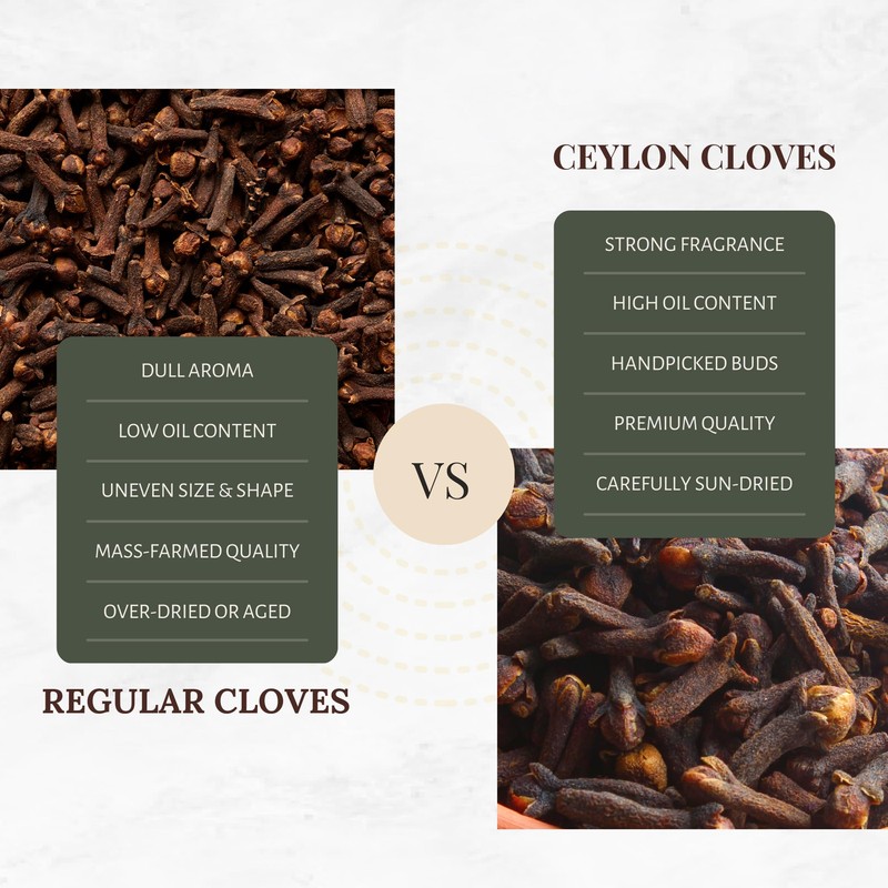 Australian Certified Organic Ceylon Whole Cloves - Aromatic & Fresh
