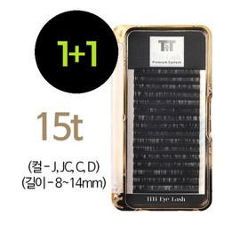 TT Eyelash Eyelashes 20t J Curl C Curl JC Curl D Curl 1+1 Event/Extension Eyelashes / 티티 아이래쉬 속눈썹 20t J컬 C컬 JC컬 D컬 1+1 행사/연장용 속눈썹