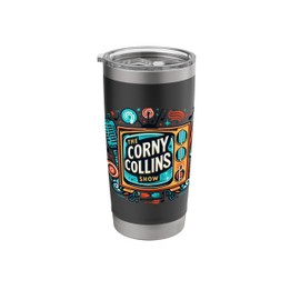 Hairspray Corny Collins 1960s Musical Theatre Retro Stainless Steel Insulated Tumbler