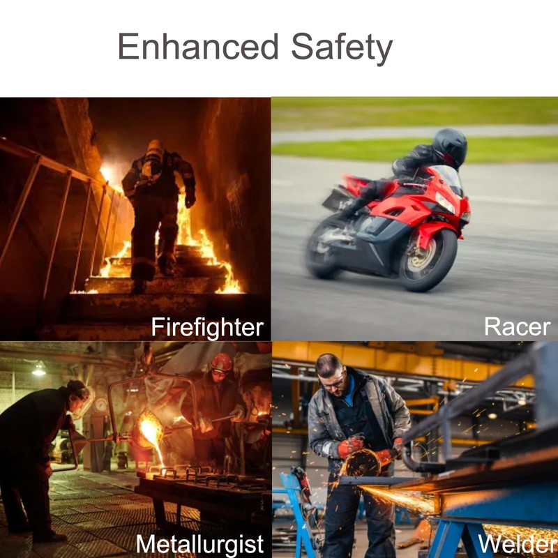 JEYILKIT Fire Resistant Socks, Heat & Flame & Fire Proof