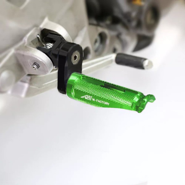 Unbranded MFP Green Racing Front 1" Lowering Foot Pegs For