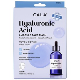 CALA ampoule face mask containing hyaluronic acid (5 sheets) / 히알루론산이 함유된 CALA 앰플 페이스 마스크(5매)