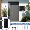 Yaocom Wall Mounted Modern Locking Mailbox 14.25" x 14" x