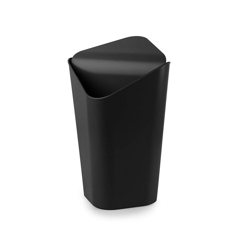 Umbra Square Trash Can with Swing Lid Pail Trash Can