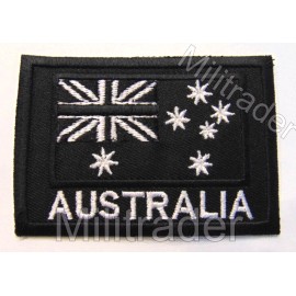 Australia Australian Defence Force (ADF) Special Forces Flag Patch (BW)