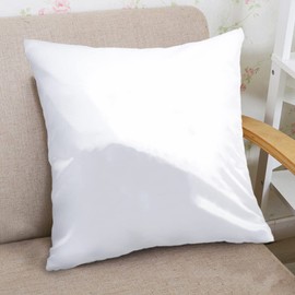 LIFKOME Pack of 4 Sublimation Cushion Covers White Pillowcases Blanks Decorative Cushion Covers Heat Transfer Pillow Blank Polyester Peach Skin Decorative Cushion Covers 40 x 40 cm