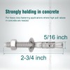 Horiznext 5/16"x 2-3/4" inch Stainless Steel Standard Strong Wedge Anchor,