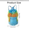 Drawstring Beach Toy Bag, 1Pc Portable Mesh Backpack Beach Tote,