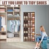 Windyun 40 Over the Door Shoe Organizer Large Breathable Mesh
