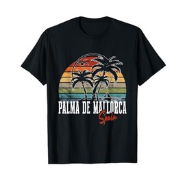 Palma De Mallorca Spain Palm Trees Vacation Spanish Souvenir T-Shirt