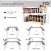 Spicy Shelf Deluxe - Expandable 2 Tiered Spice Rack Organizer
