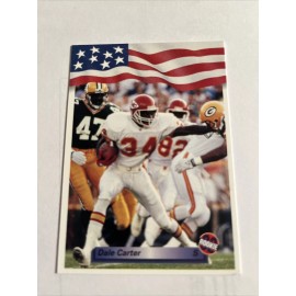 1992 All World Dale Carter RC Rookie #45 Kansas City Chiefs Tennessee Volunteers