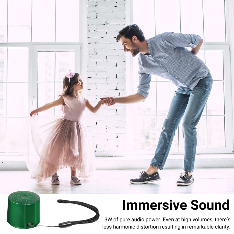 HOAIYO TWS Portable Wireless Speaker with Built in Mic and