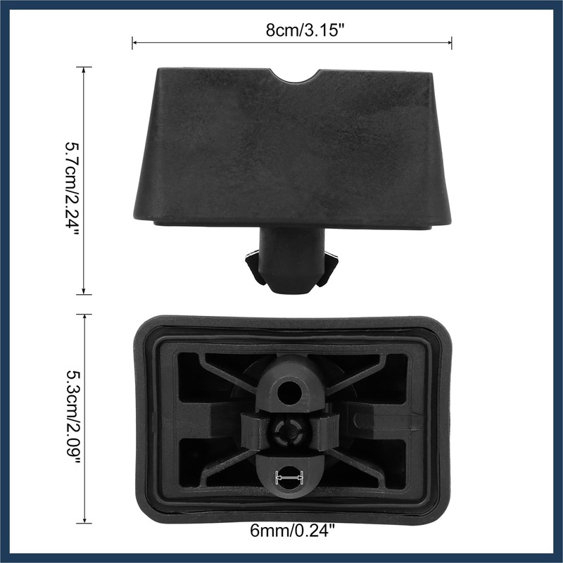 INFINAUTO Jack Point Pad Jacking Support Plug Lift Block for