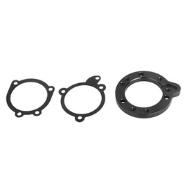 XMMT Black CV Air Filter Cleaner Adapter Plate For Harley S & S Super E G Carb Carburetors Dyna Softail Sportster Electra Glide