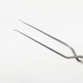 2PCS Lock Pinning Cross Locking Tweezers,Locksmith Tool Wire and Rod Holding Self-Locking Tweezers for Pinning & Rekeying Kit Lock Pin Tumbler Tweezers