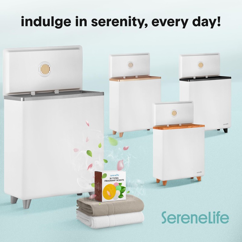 SereneLife WIFI Luxury Rectangle Towel Warmer - Spa & Bathroom